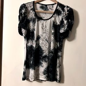 Flowered tie dye too